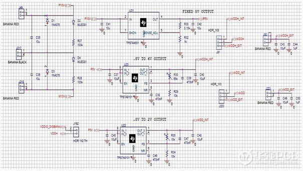 圖3：樣例電路板的原理圖。